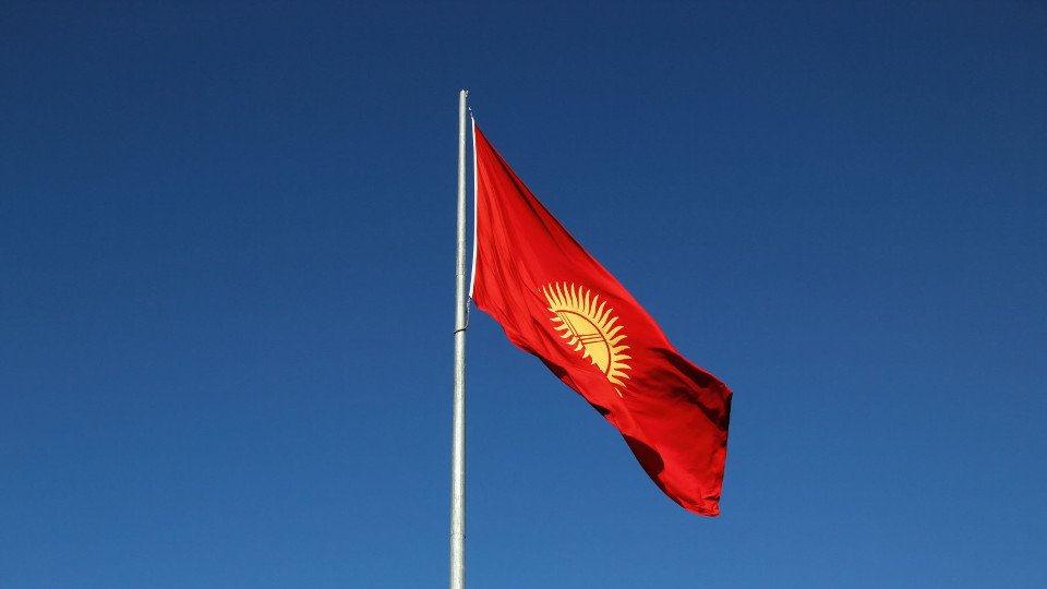 drapeau kirghize